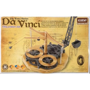 Academy 18157 DaVinci Flying Pendulum Clock Plastic Model Kit